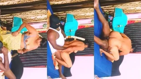 Leaked Telugu Aunty Blowjob and Hardcore Standing Fuck with Lover Video MMS