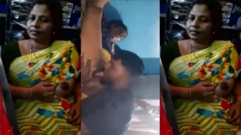 Indian Shop Maid Aunty Pussy Licked Fucking With Owner Desi Porn MMS
