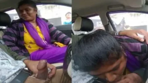 South Indian aunty desi blowjob in car viral MMS Desi Porn MMS