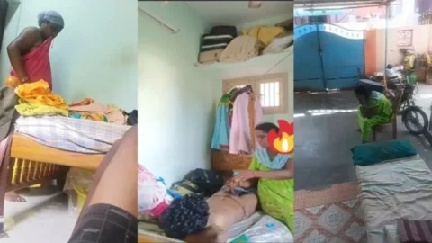 Son Manipulated Aunty to Oil Massage Dick Full Tamil Audio Desi Porn MMS
