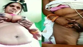 Desi bhabhi ke garam boobs aur chut ka mast VC show MMS Porn