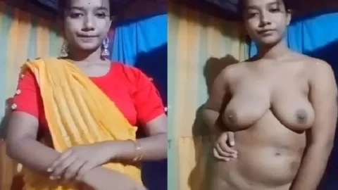Stripping Saree Indian Girl Nude Videos Desi Porn MMS
