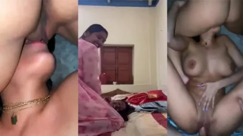 Threesome Sex with two Girls And one boy Friend Leaked Desi Porn MMS