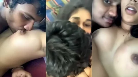 Horny Desi GF Gets Her Massive Boobs Sucked Hard and Takes Nudes Video MMS