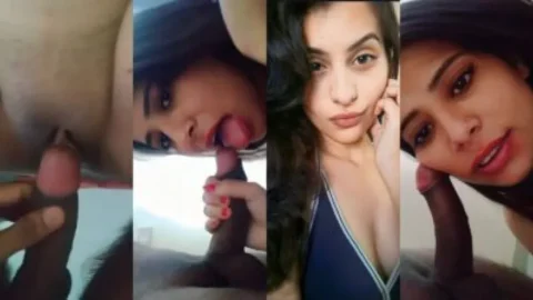 Sexy Girl Passionately Giving BJ Fucking Desi Porn MMS