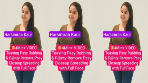 Desi Instagram Queen Harsimran Kaurs Hot Private Live Tease MMS Porn