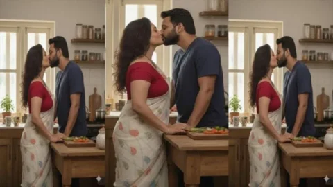 Sexy Indian Cuckold Couple Blowjob Sextapes with her Cuck Desi Porn MMS
