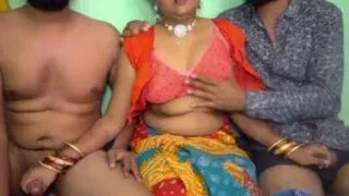 Hot Desi Bhabhis secret threesome with servants revealed MMS Porn