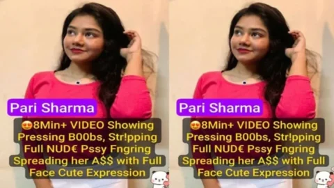 Pari Sharma Most Exclusive 8Min Premium Live Desi Porn MMS