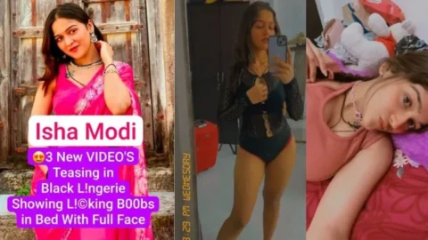 ISHA MODI Most Requested Insta Influencer Premium Video showing boobs in Pink outfit, Snapchat HD Porn