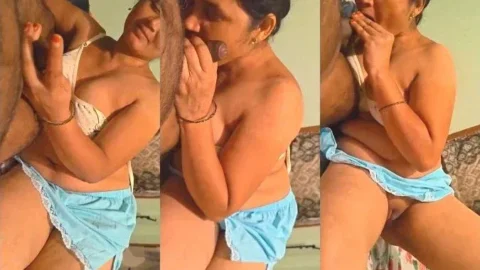 Leaked Desi Bhabhi Gives Sloppy Blowjob With Her Big Boobs Out Video MMS