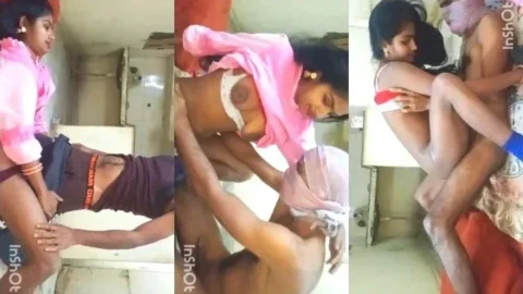 Desi Aunty 69 Position and Hard Standing Fuck Leaked MMS Video MMS