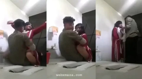 College Babe Washroom Fucking In By Lover HD Porn