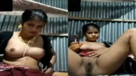 Bengali slum wife getting naughty on cam Desi Porn MMS