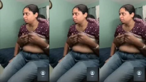 Tamil Wife Full Nude Riding Enjoying With Husband Showing To Bull On Video Call Desi Porn MMS