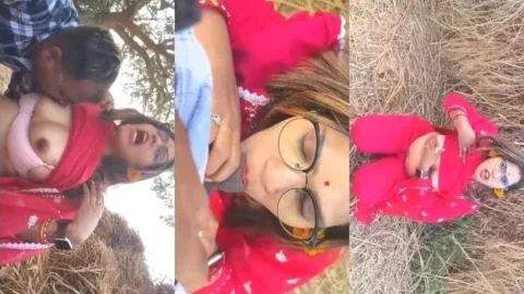 Desi Bhabhi Outdoor Blowjob Sucking Cock And Big Boobs Pressed Video MMS