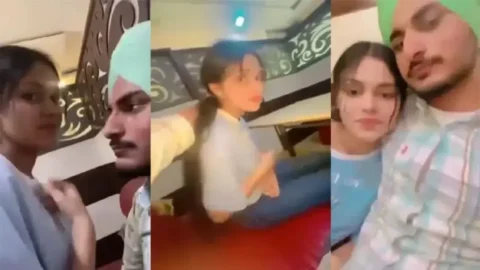 Punjabi Couples Steamy Secret Romance in Restaurant MMS Porn