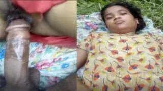 Desi village girl outdoor sex scene with hot tight pussy MMS Porn