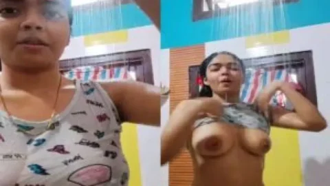 Big boobs Indian babe under shower viral clip Desi Porn MMS