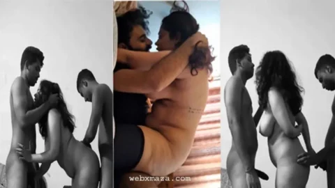 Desi Indian Babe Threesome And Fucking With Multiple Guys HD Porn