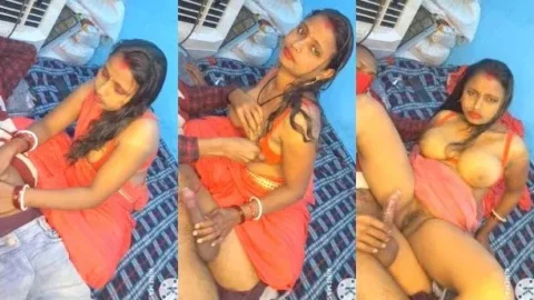 Leaked Desi Bhabhi Gives Handjob and Gets Fucked Hard Part 3 Video MMS