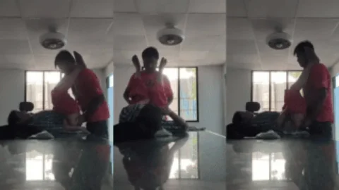 Horny Corporate Guy Fucks Office Maid On Table After Shift Desi Porn MMS