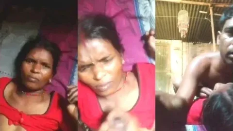Leaked Desi Village Wife Giving Sloppy Blowjob and Hard Fucking Video MMS