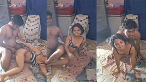 Newly Married Desi Couple Second Night Hardcore Fuck Desi Porn MMS