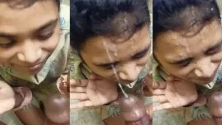 Desi gaon ki rand ne muh pe liya garam maal MMS Porn