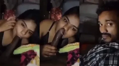 Indian Village Girl Sucking Long Black Dick Desi Porn MMS