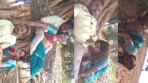Outdoor Desi Bhabhi Sucks Cock and Gets Fucked Hard in a Field Video MMS