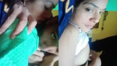 Lonely wife boob press and suck viral MMS Desi Porn MMS