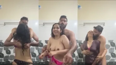 Desi Couples Steamy Bathroom Love Affair Exposed MMS Porn