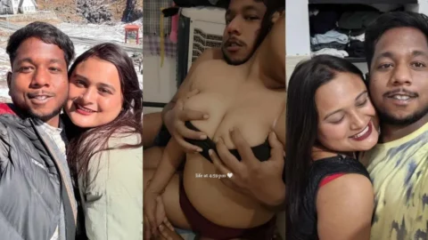 Leaked Desi Wife Sucking Hubby's Dick and Getting Her Big Boobs Sucked Hard Video MMS