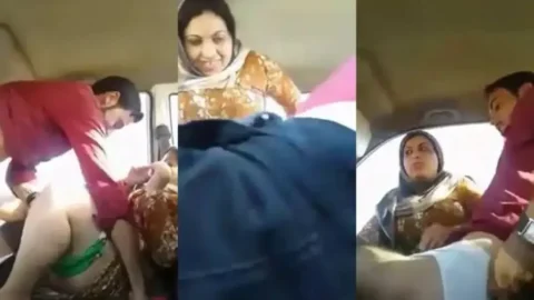 Desi Aunty Ka Garam Car Romance Leaked MMS MMS Porn