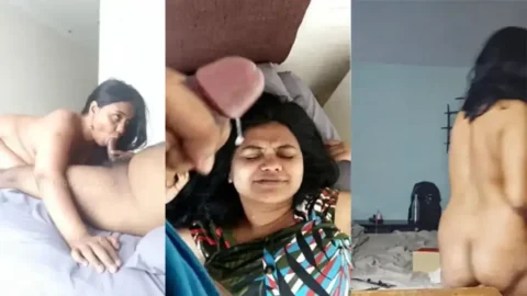 Desi Wifes Steamy Secret Blowjob Surprise for Hubby MMS Porn