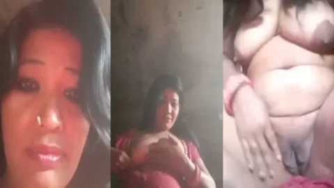 Mature naughty village wife boobs and pussy show Desi Porn MMS