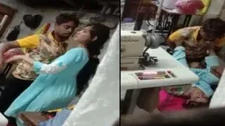 Village Workers Hot Secret Romance with Manager in Workshop MMS Porn