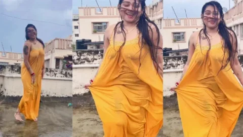 Susmita Malik Rooftop Dare In Daylight Full Wet Desi Porn MMS