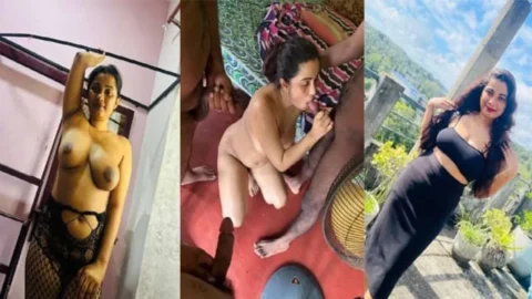 Gorgeous Hotwife Wife Having 4some with Her Husbands Friends Desi Porn MMS