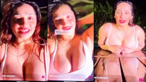 Aditi Mistry Nude Live Stripping in Open Pool Leaked Video Video MMS