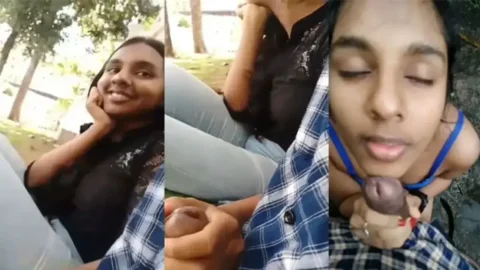 Desi Girlfriends College Mein Secret Hot Blowjob Ka Maza MMS Porn