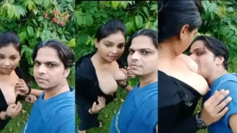 Desi Girls Hot Secret Park Romance with Lucky Guy MMS Porn