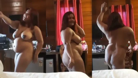 Horny Desi Bhabhi Nude Dance MMS Leaked for Client with Big Ass Video MMS
