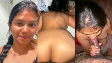 Horny Tamil Girlfriend Leaked MMS Blowjob And Hard Doggy Sex Video MMS