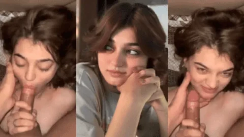 Beautiful Pakistani Hoor Imsha Takes Huge Dick Deep Throat with Love Desi Porn MMS