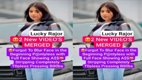 Lucky Rajor Oops Moment in Latest App VIDEO Forgot to blur Face in Beginning !! HD Porn