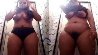 Hot busty desi girl private nude show for you MMS Porn