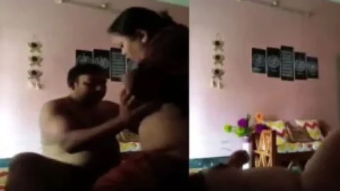 Wife boob press and pussy fucking desi couple sex Desi Porn MMS