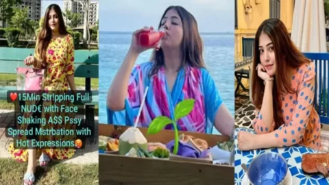 Hania Ambiya ka secret steamy live show dekh lo MMS Porn